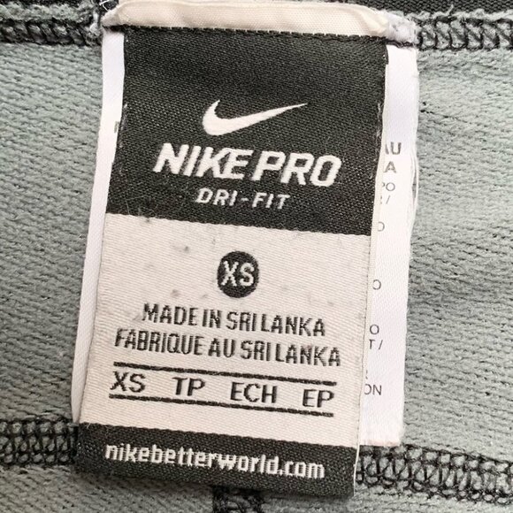 Nike Dri Fit Hyperwarm Pro Mesh Panel Leggings Tights Womens Black Size XS - Picture 15 of 16